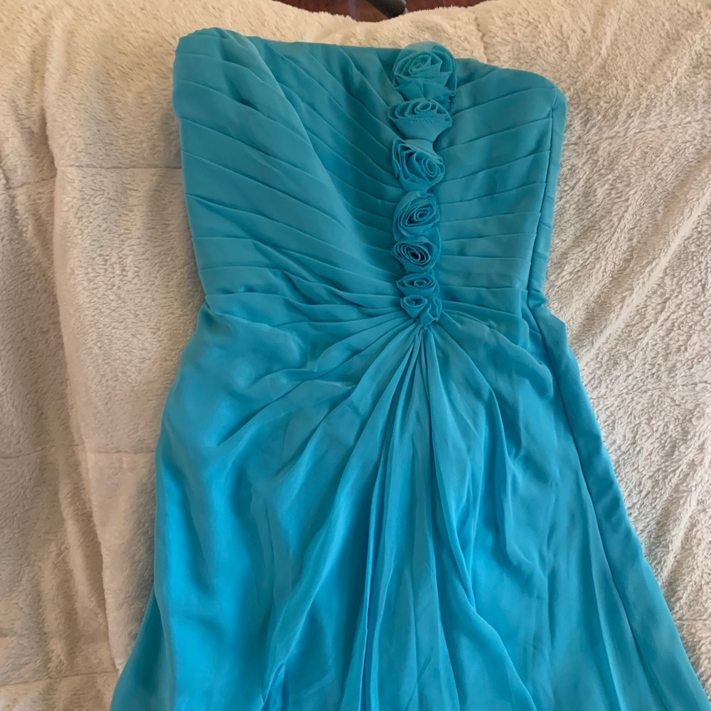 Strapless short bridesmaid dress or party dress